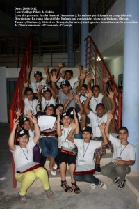 Bénificiaires_ Premier Camp des Enfants 09-2012