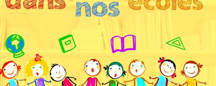 Stand de collecte de livre pour Bibliothèque dans nos écoles