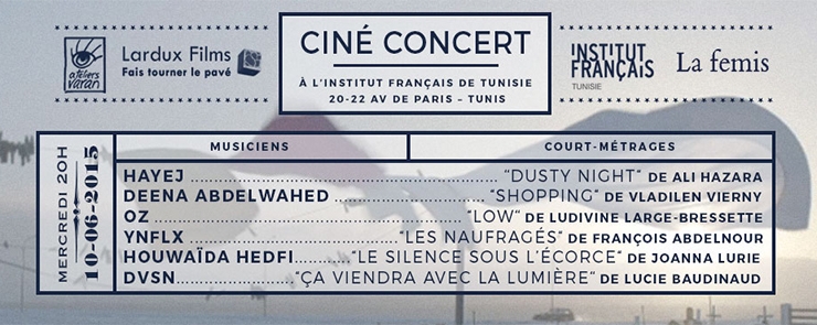 Ciné-concert à l&rsquo;Institut français de Tunisie