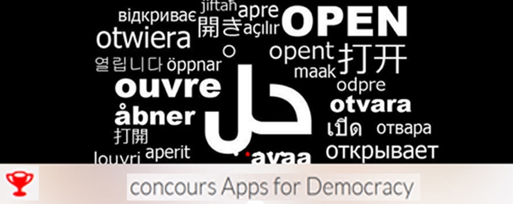 Conférence de presse: Lancement du concours « Apps For Democracy »