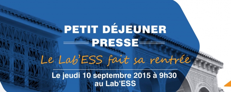 PETIT DÉJEUNER PRESSE – Le Lab&rsquo;ESS fait sa rentrée