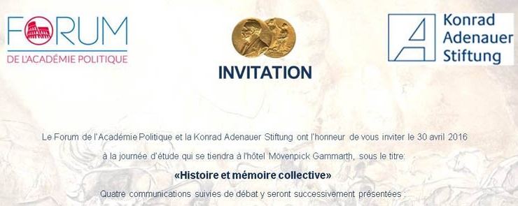 «Journée d&rsquo;étude «Histoire et mémoire collective