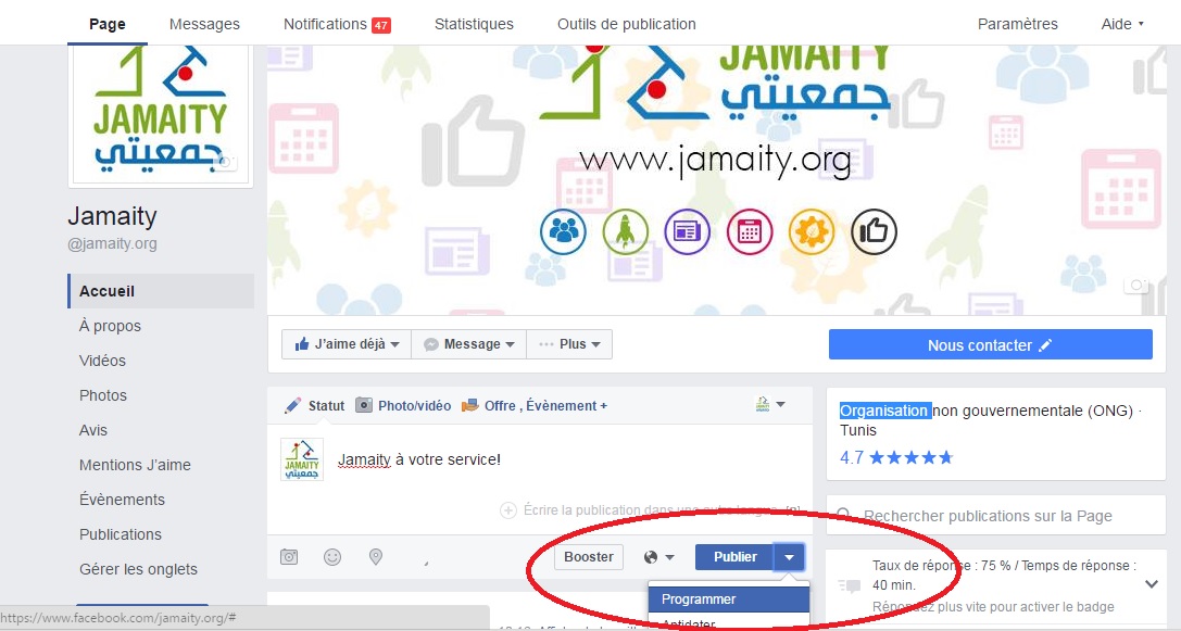 Programation facebook
