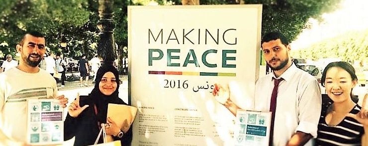 Collecte des signatures pour la Paix