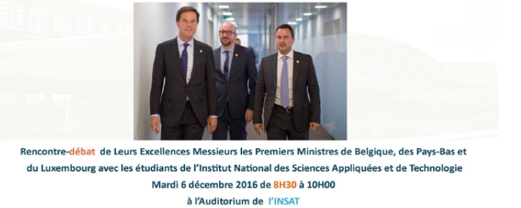 3 Premiers Ministres à l’INSAT