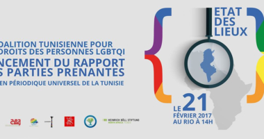 Présentation du rapport sur la situation des personnes LGBTQI en Tunisie