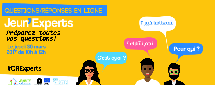 Questions & réponses en ligne // Programme Jeun&rsquo;Experts