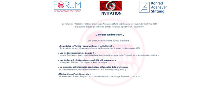 Journée d’étude: « Médias et démocratie »