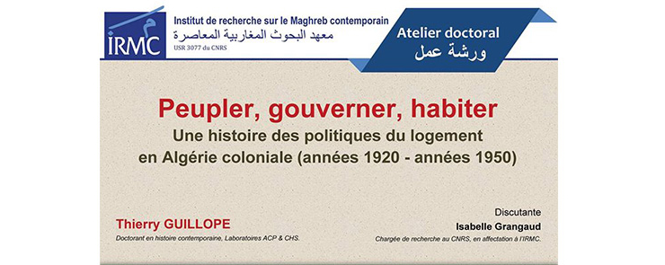 Peupler, gouverner, habiter