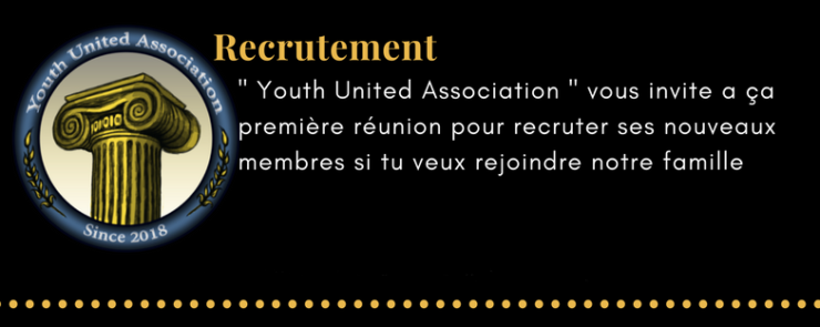 Recrutement  » youth united association »