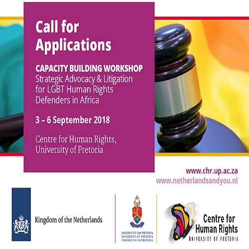 (Offre en anglais) The Centre for Human Rights and University of Pertoria lancent un appel à candidatures