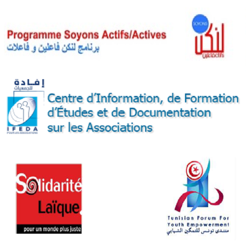 Le programme Soyons Actifs Actives, Tunisian Forum for Youth Empowerment et Centre IFEDA recrutent un(e) consultant(e)