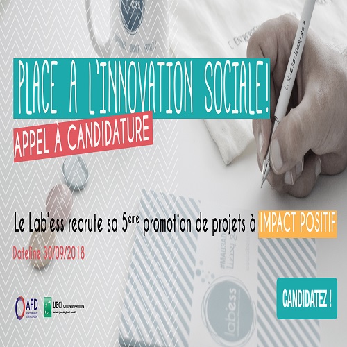 Le LABESS lance un appel à candidature pour le recrutement de la 5éme promotion des projets à Impact Positif