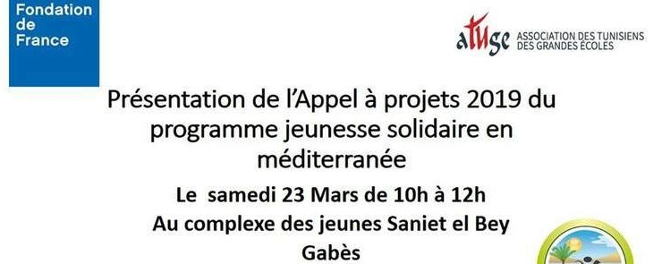 Présentation appel à projets : jeunesse solidaire en méditerranée