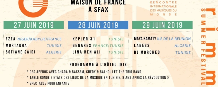 R I M M Summer Festival – Sfax 2019