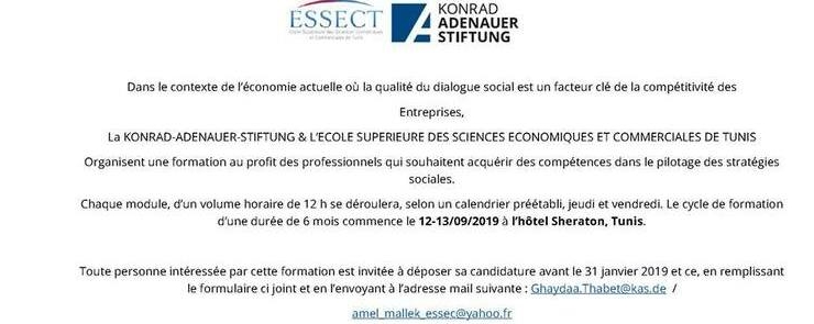 Formation en pilotage des stratégies sociales