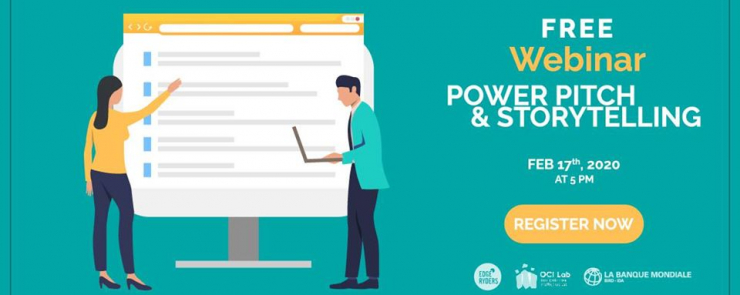 Webinar : Power Pitch & Storytelling