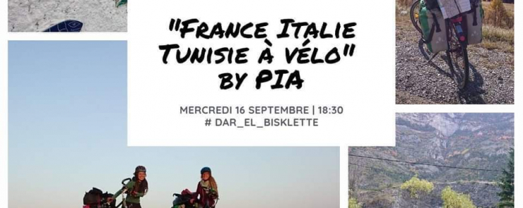 Vélo – Rencontre | « France Italie Tunisie » by Pia