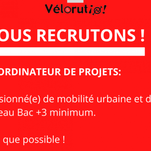 UN/E COORDINATEUR DE PROJETS-VELORUTION TUNISIE
