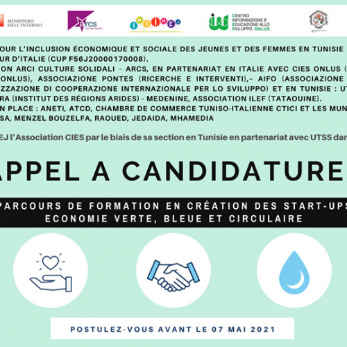 Parcours de formation en création des Start-ups en Economie verte, bleue et circulaire-Projet INDIMEJ
