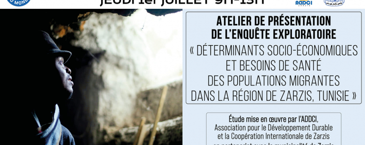 Présentation: Déterminants socio-économiques et besoins de santé des populations migrantes de Zarzis