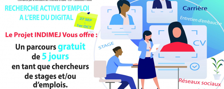 Parcours de recherche active d’emploi à l&rsquo;ère du digital-Session Menzel Bouzelfa et Takelsa