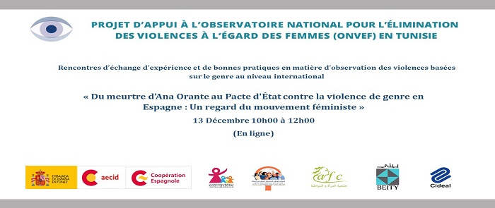 Séminaire en ligne : « Du meurtre d&rsquo;Ana Orante au Pacte d&rsquo;État contre la violence de genre en Espagne : Un regard du mouvement féministe »
