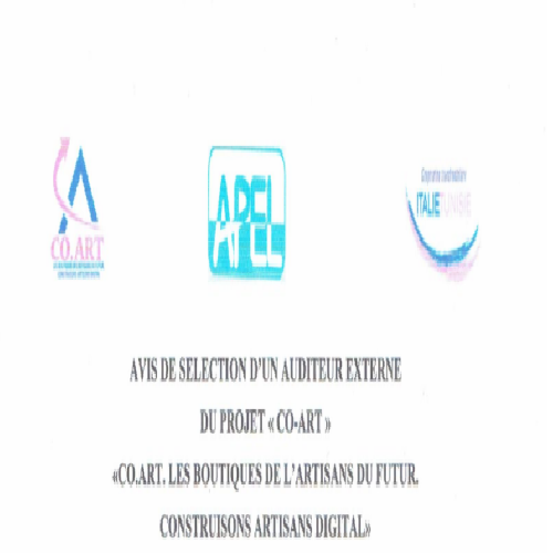 Avis à l’intention des demandeurs de subvention en cascade pour la promotion de projets entrepreneuriaux dans le secteur de l’artisanat-APEL