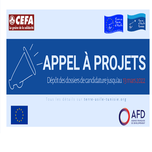 APPEL À PROJETS ASSOCIATIFS -Terre d&rsquo;Asile Tunisie